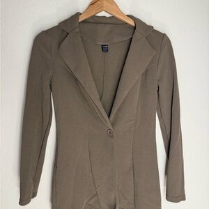 Women's Tan Blazer Jacket